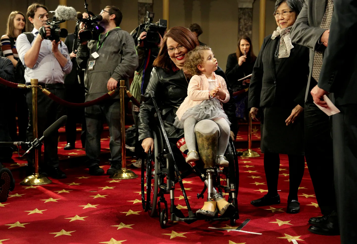 Tammy Duckworth ja ta tütar Abigail