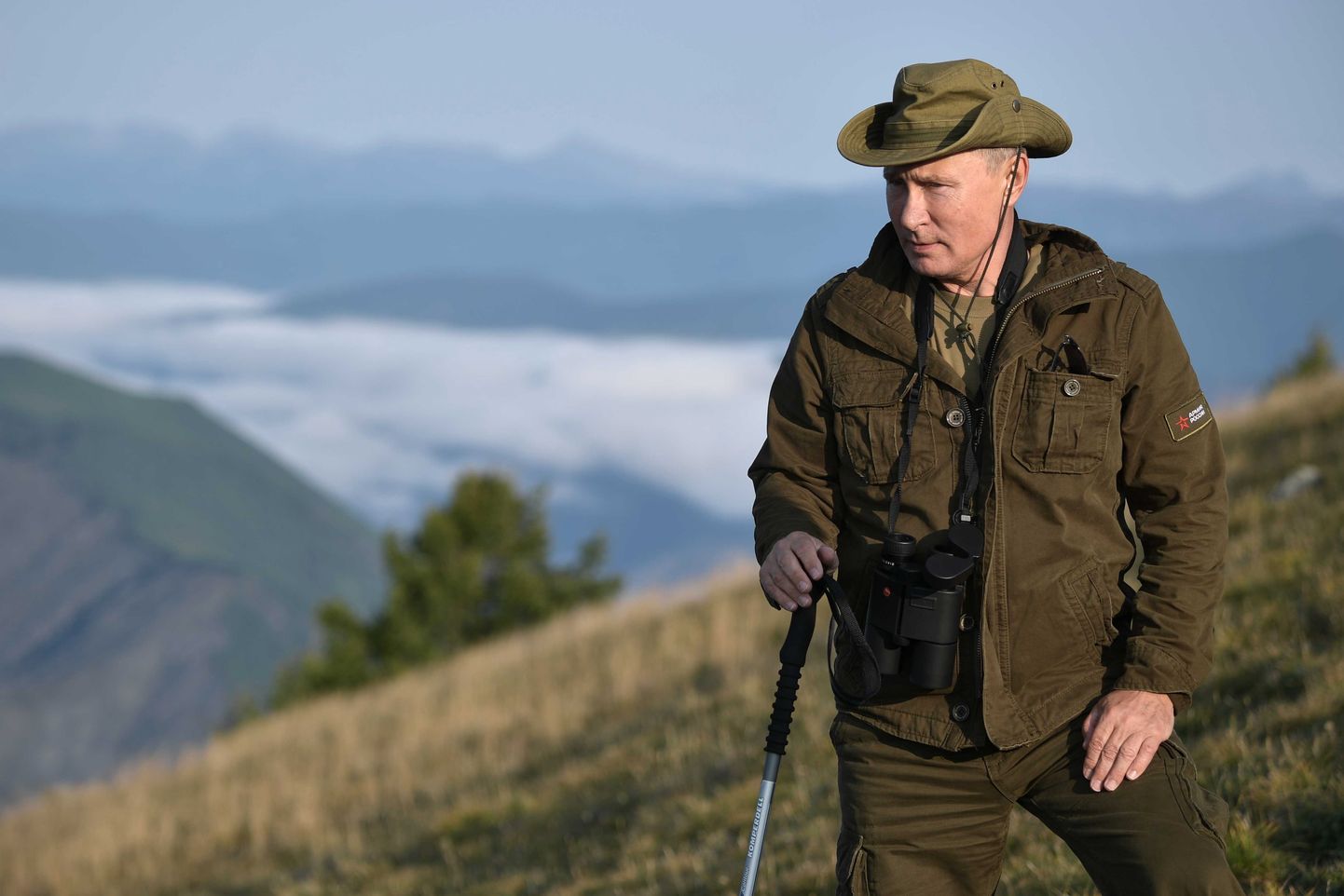 Vladimir Putin matkal Tõva Vabariigis.