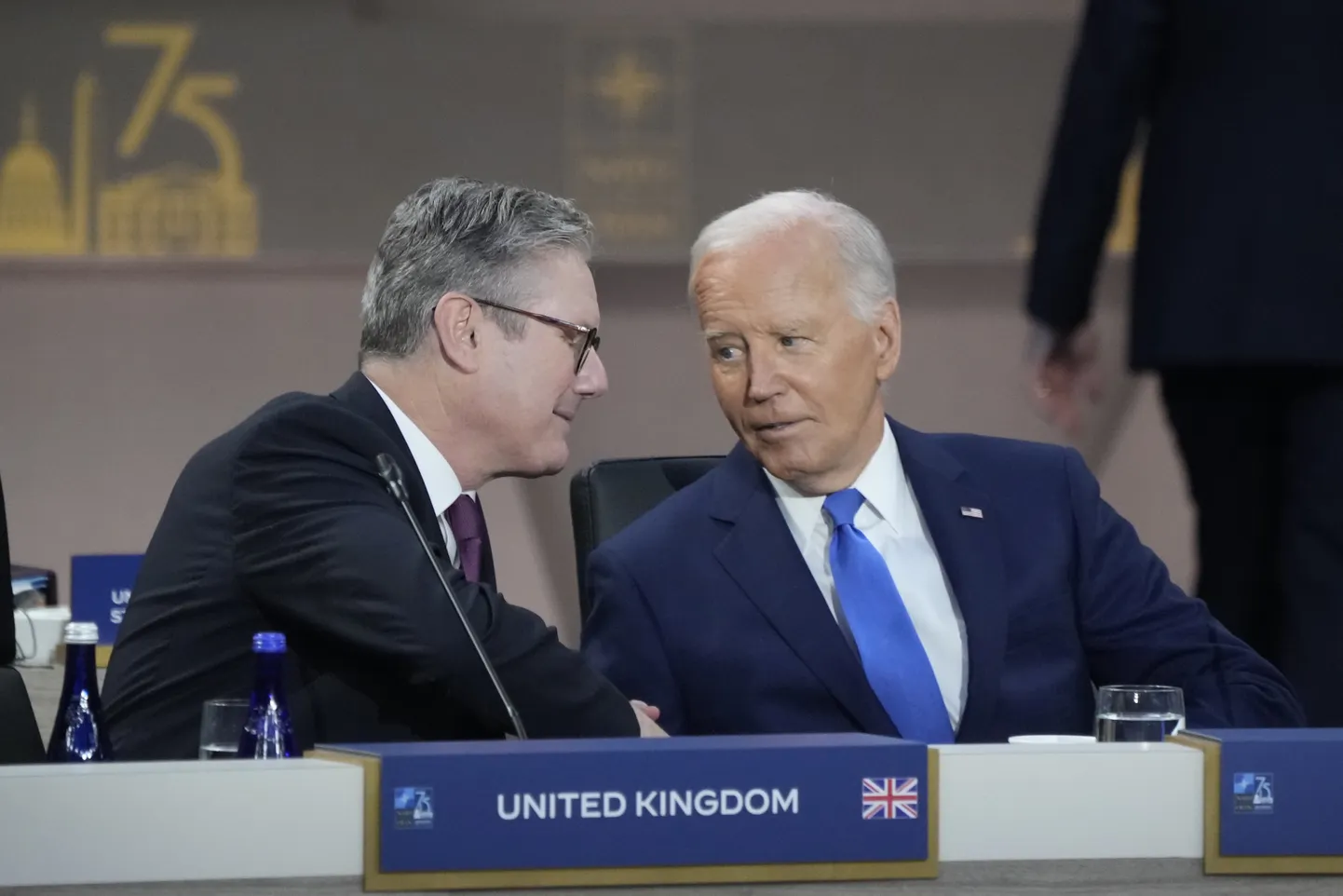 Kier Starmer ja Joe Biden juulikuise kohtumise ajal.