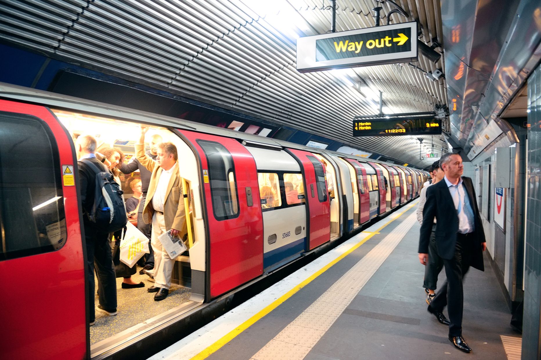 Londoni metroo.