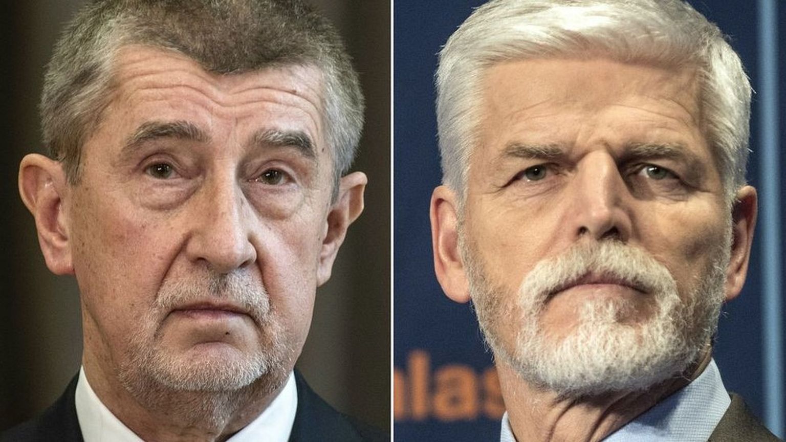 Социологи перед вторым туром выборов президента Чехии предсказывают очень высокую явку и победу Петра Павела (справа) над Андреем Бабишем (слева)