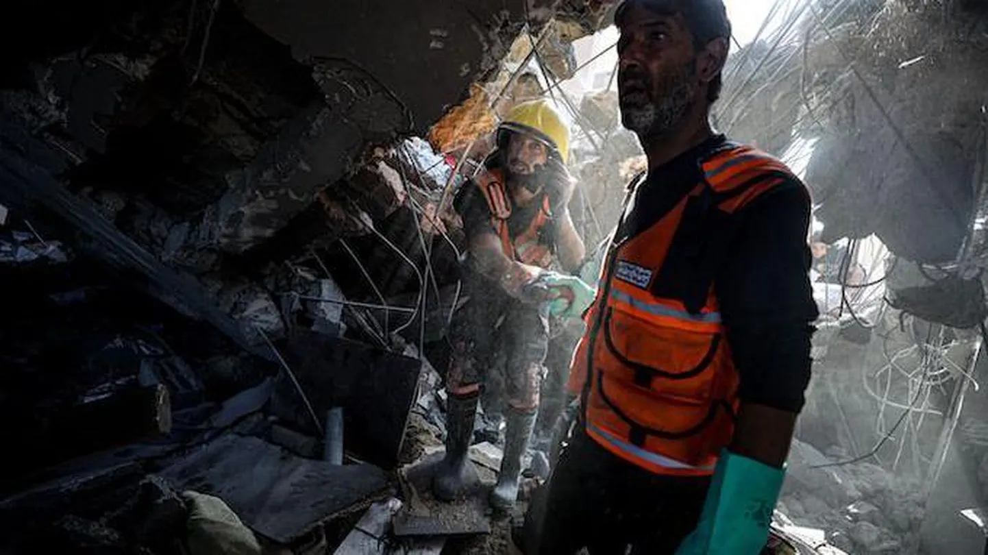 Значительная часть сектора Газа превратилась в руины в результате израильских бомбардировок