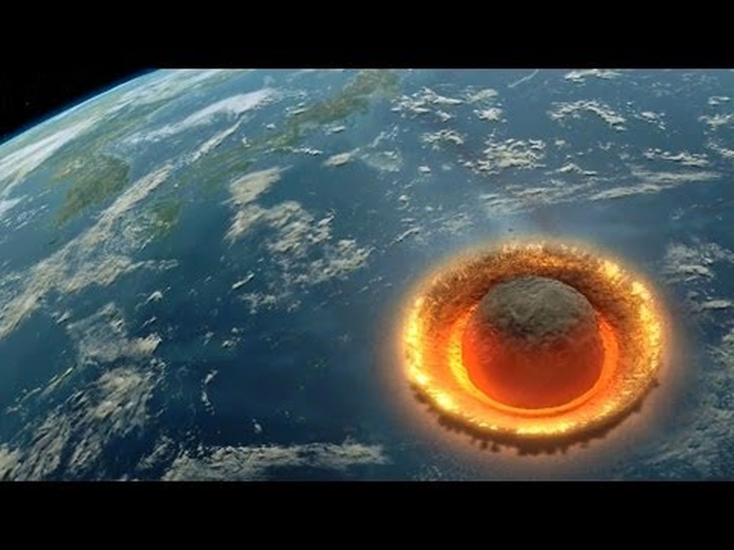 Suure asteroidi langemine Maale