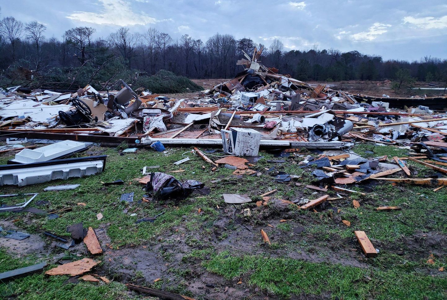 Tormi purustustöö Louisianas.
