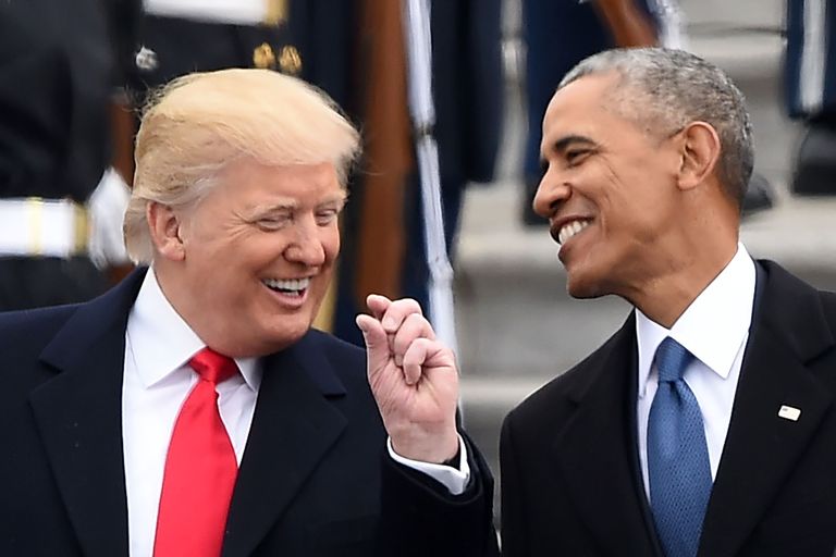 Donald Trump ja Barack Obama
