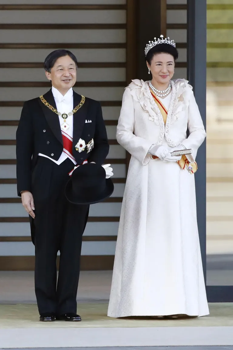 Jaapani keiser Naruhito ja keisrinna Masako.