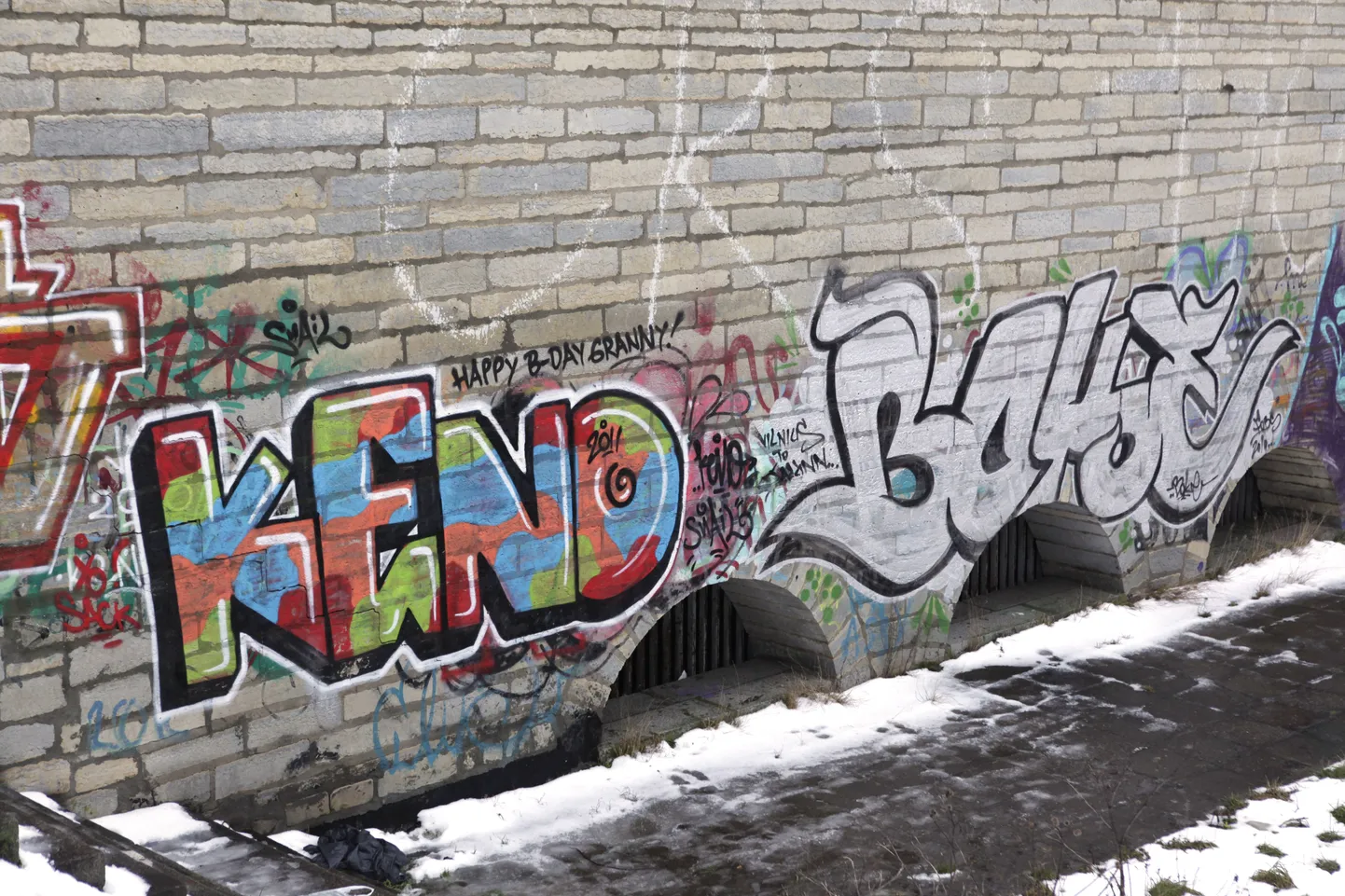 Grafiti Tallinnas.