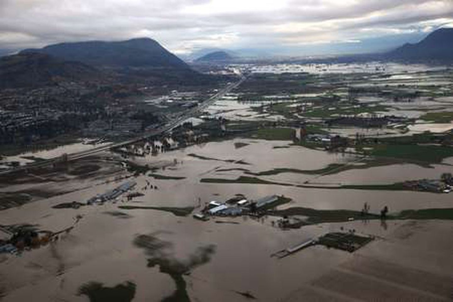 Üleujutused Kanada Briti Columbia provintsis. Foto on illustratiivne.