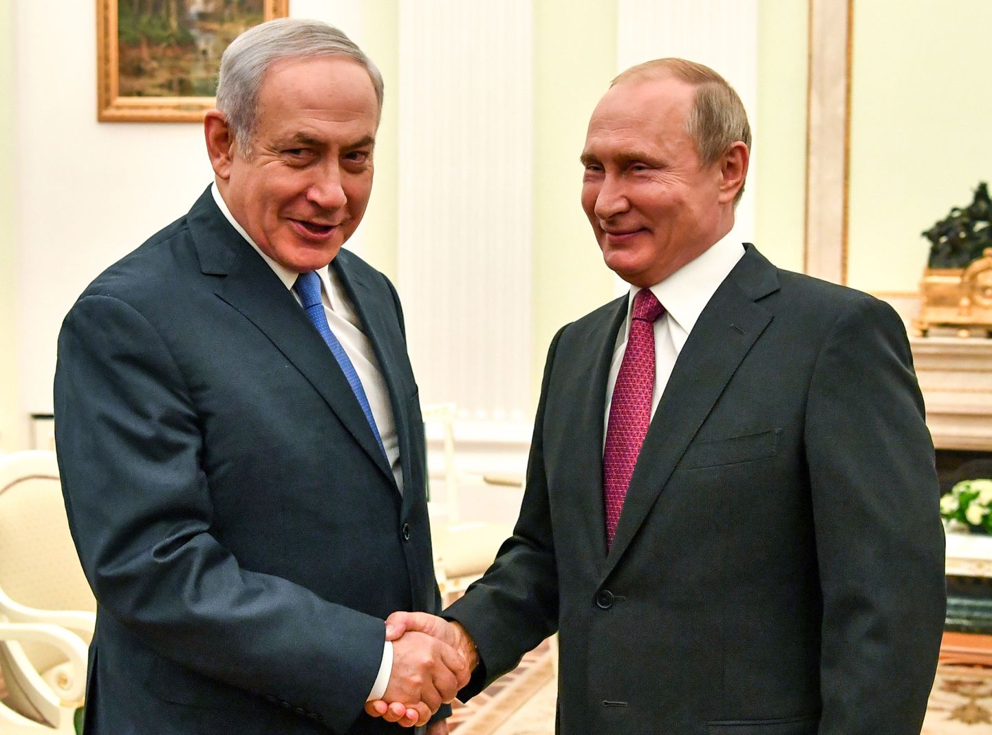 Benjamin Netanyahu ja Vladimir Putin