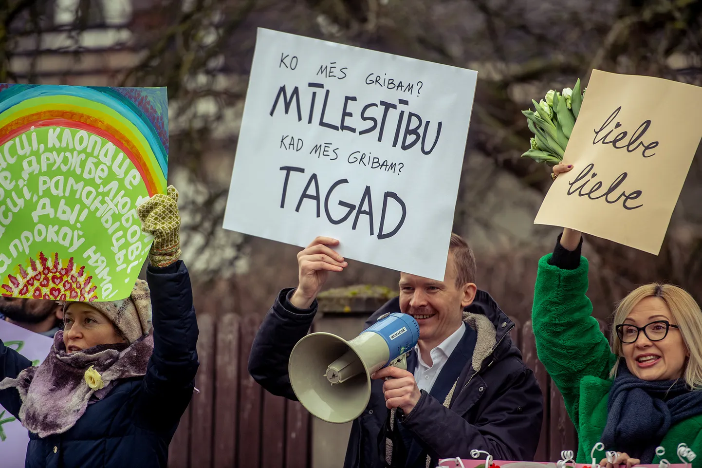 "Protests" par godu mīlestībai