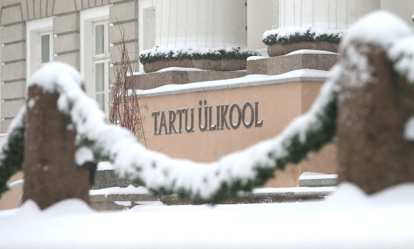 Tartu ülikooli peahoone.