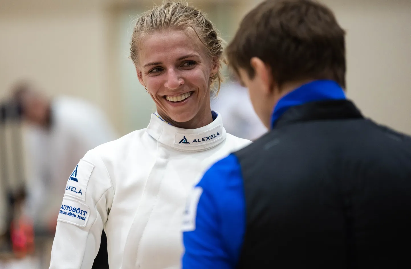 Eesti meistrivõistlused epeevehklemises. Katrina Lehis.