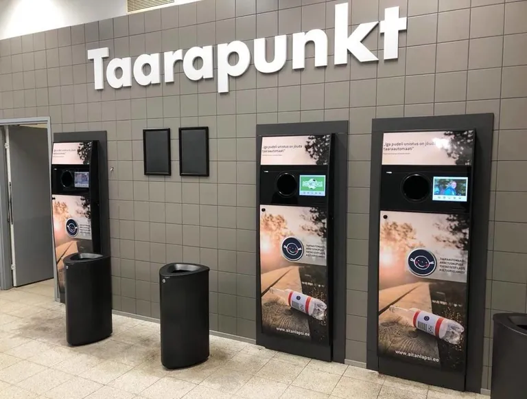 Moodne taaraautomaat.