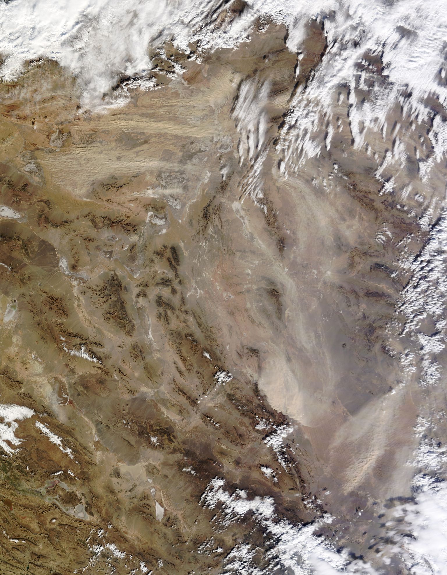 Iraani Kaviri kõrb, kus mõõdeti +80,8 kraadi