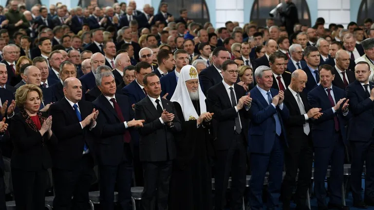 Обращение Владимира Путина к Федеральному собранию.