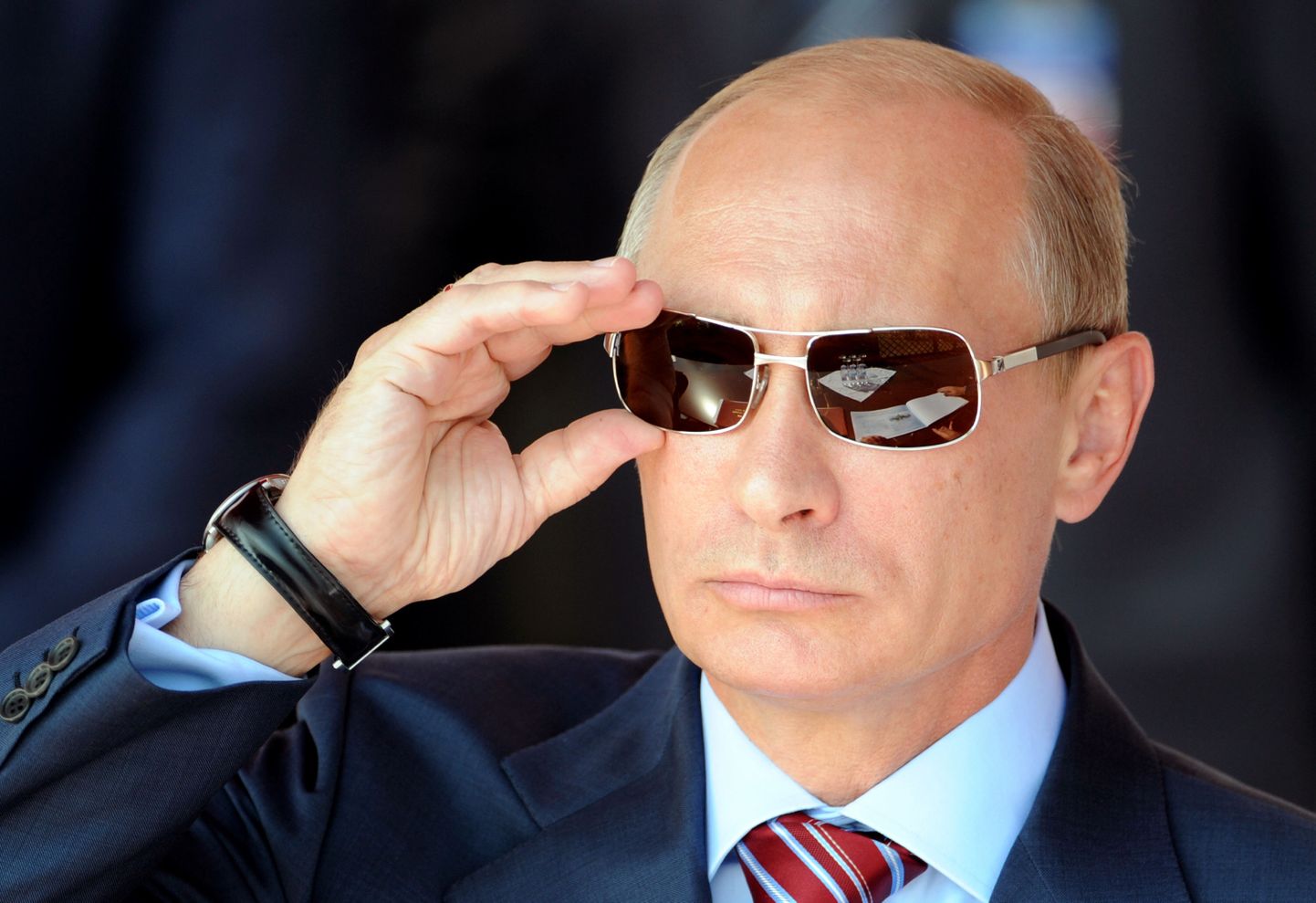 Venemaa peaminister Vladmir Putin vaatas augustis 2011 Moskva oblastis Žukovskis lennušõud