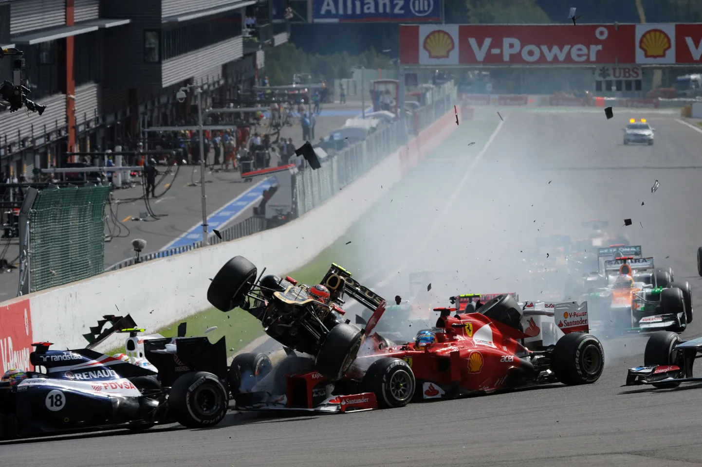 Romain Grosjean on sel aastal põhustanud mitu avariid.