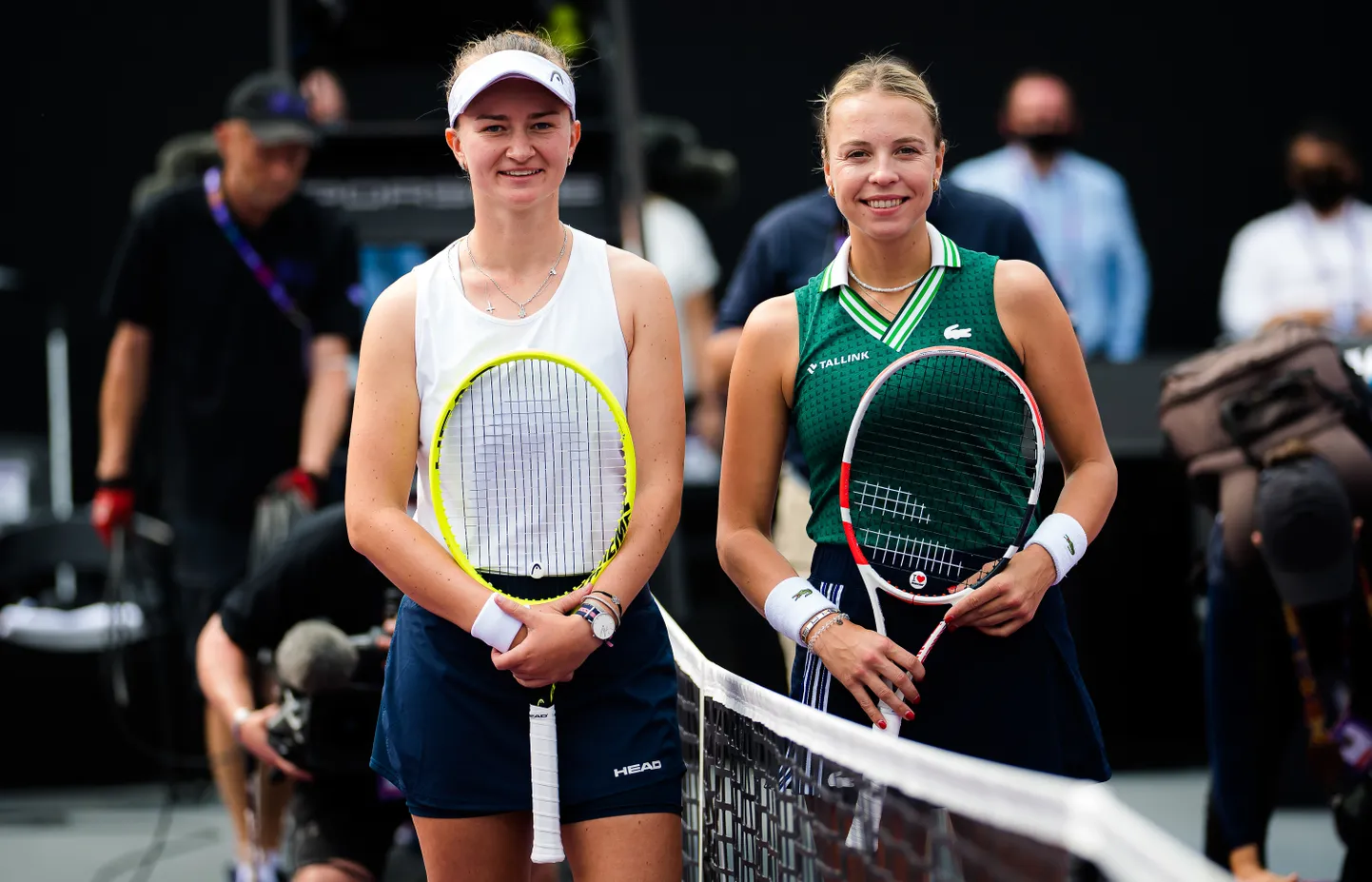 Barbora Krejcikova ja Anett Kontaveit.
