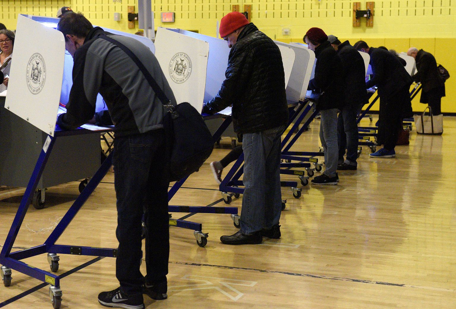 Valimisjaoskond Manhattanil 2016. aasta presidendivalimistel.