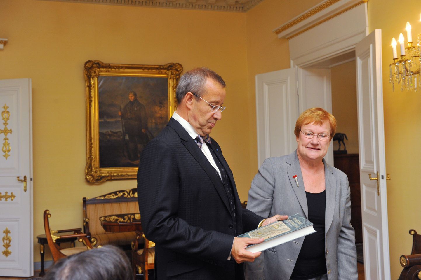 Toomas Hendrik Ilves ja Tarja Halonen septembris 2011.