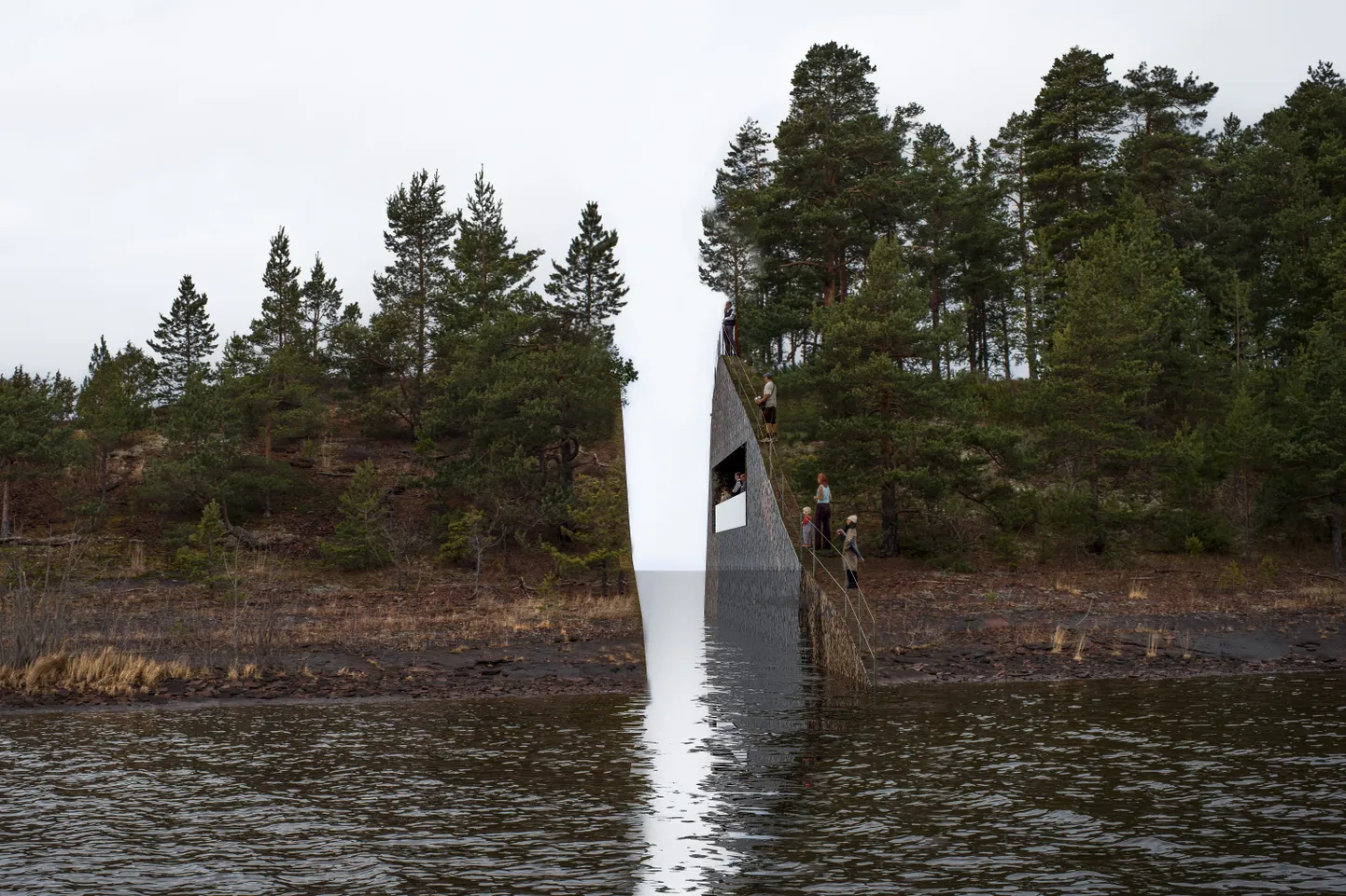 Utøya memoriaali kavand
