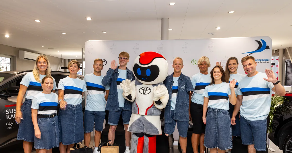 Echipa Estoniei se îndreaptă la Paris pentru a aduce medaliile