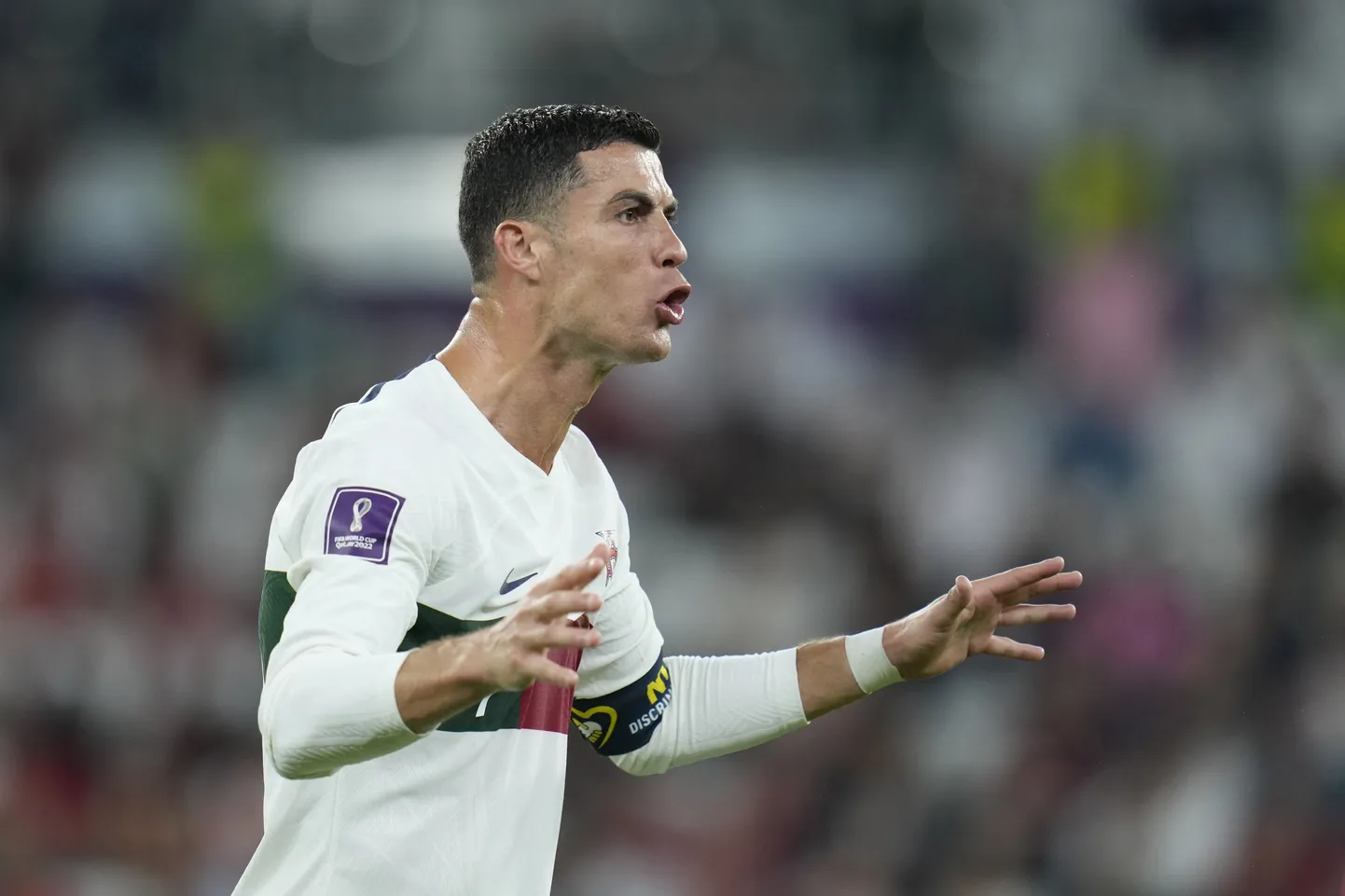 Cristiano Ronaldo mõne nädala eest Kataris MMil.