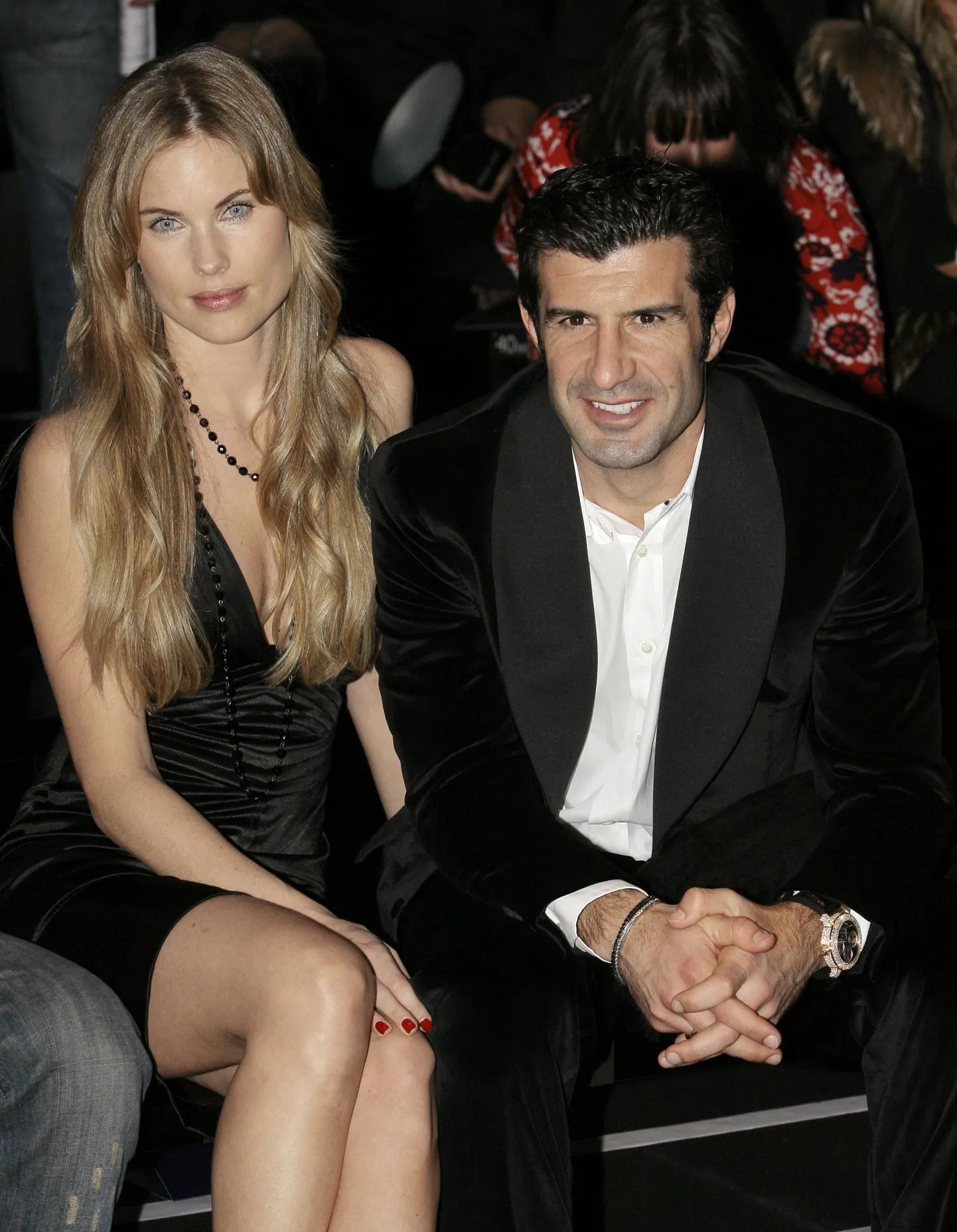Luis Figo ja abikaasa Helen Svedin