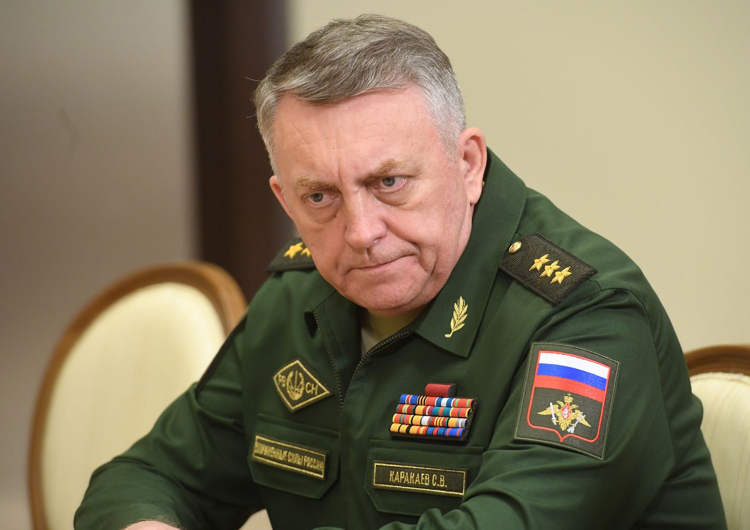 Kindralpolkovnik Sergei Karakajev.