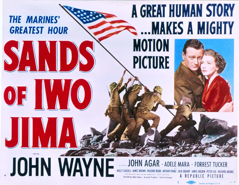 1949. aasta film «Sands of Iwo Jima», kus peaosas oli John Wayne