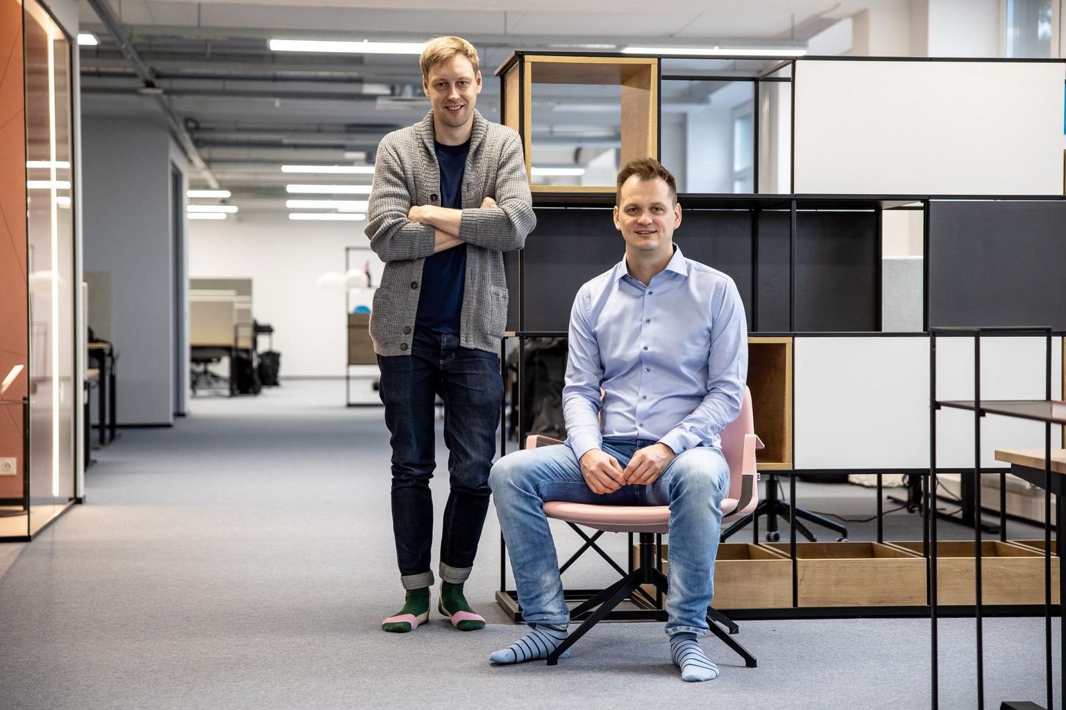 Eesti maaklerifirma Lightyear asutajad Martin Sokk ja Mihkel Aamer.