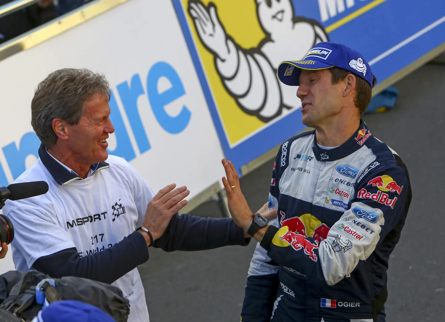 Malcolm Wilson ja Sebastien Ogier