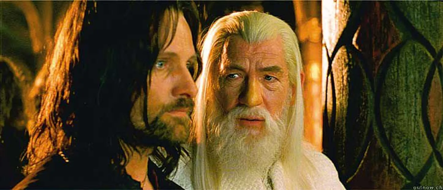Aragorn (Viggo Mortensen) ja Gandalf (Ian McKellen) on «Sõrmuste isanda» triloogia kesksed tegelased