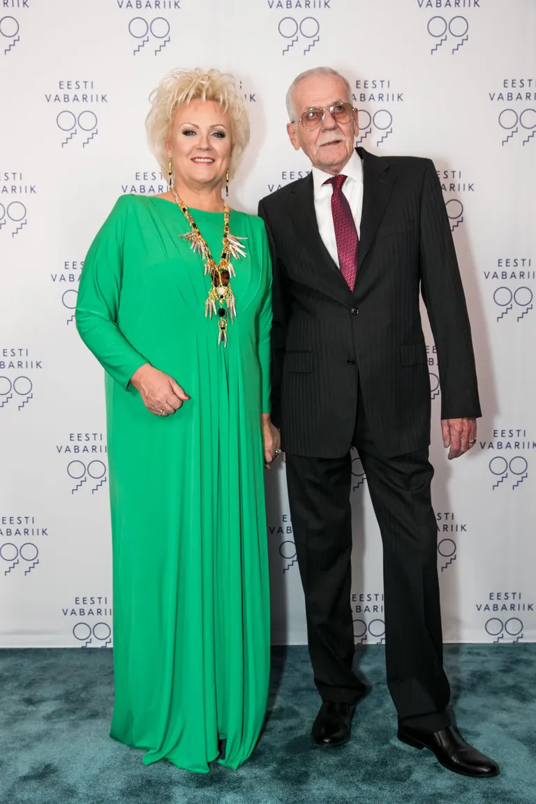Laulja Anne Veski ja Benno Beltšikov.