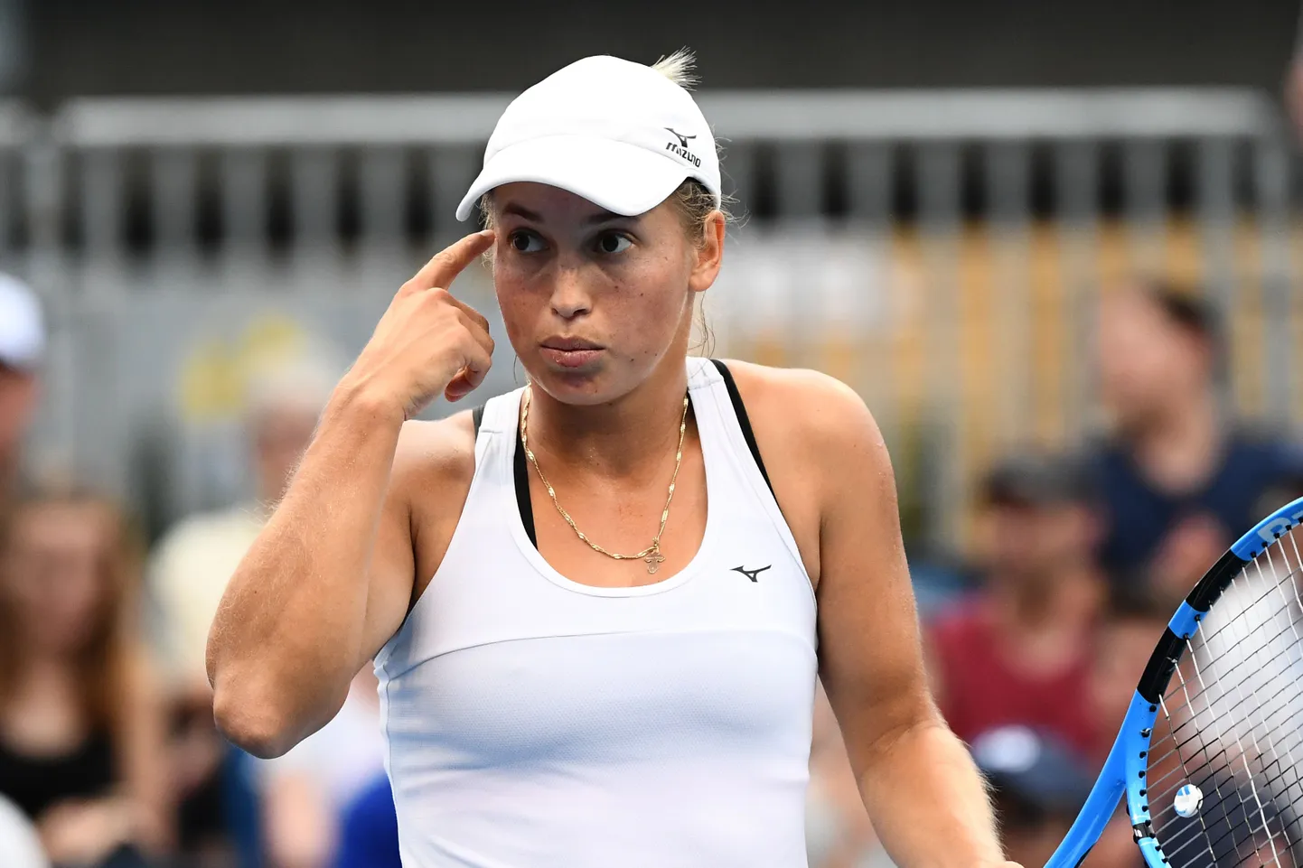 Julia Putintseva ei olnud Melbourne'i publiku käitumisega rahul ning demonstreeris seda ebaviisakal moel.