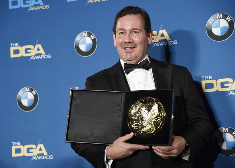 Režissöör David Nutter USA režissööride organisatsiooni auhinnaga 2016. aastal