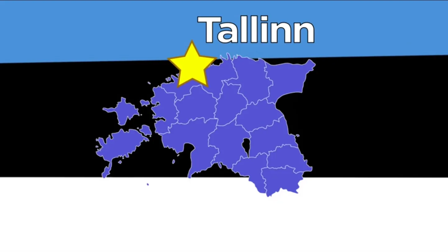 Eesti kaart tutvustavas videos