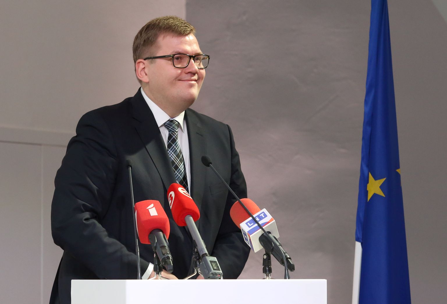 Saeimas deputāts Juris Pūce piedalās partijas "Latvijas attīstībai" kongresā, kurā ievēl jaunu partijas valdes sastāvu un priekšsēdētāju.