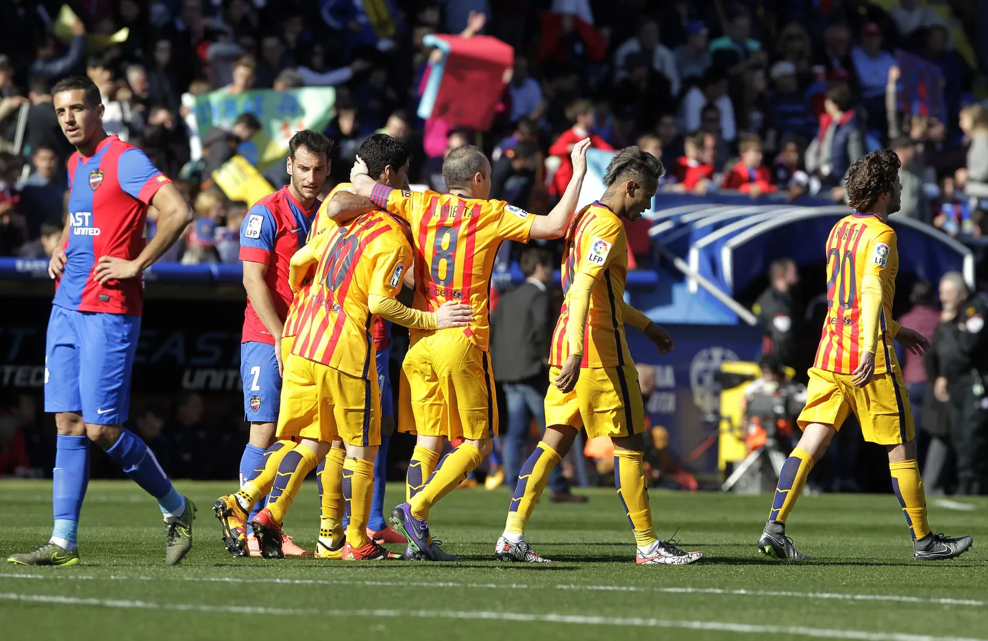 Levante ja Barcelona mäng.