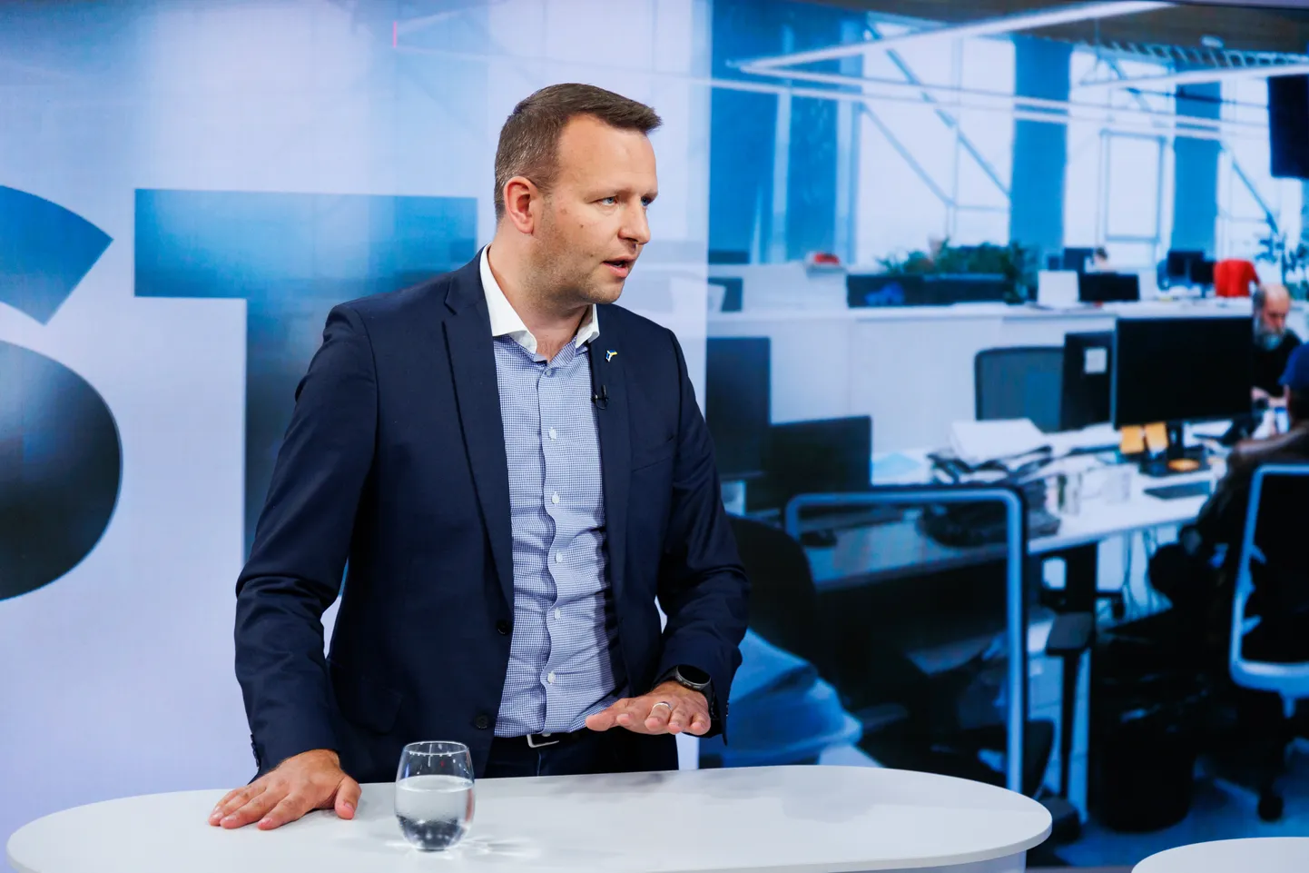 Председатель Социал-демократической партии Лаури Ляэнеметс.