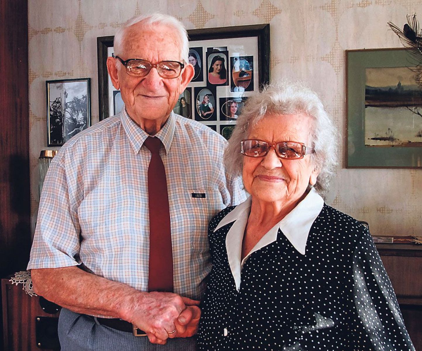 Karmil sõjaajal, 1942. aasta detsembris abiellunud Maimo ja Voldemar Kaasik on 70 aastat käsikäes ühist vankrit vedanud.