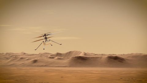 NASA teatel hakkas Marsi helikopter Ingenuity esmakordselt tööle