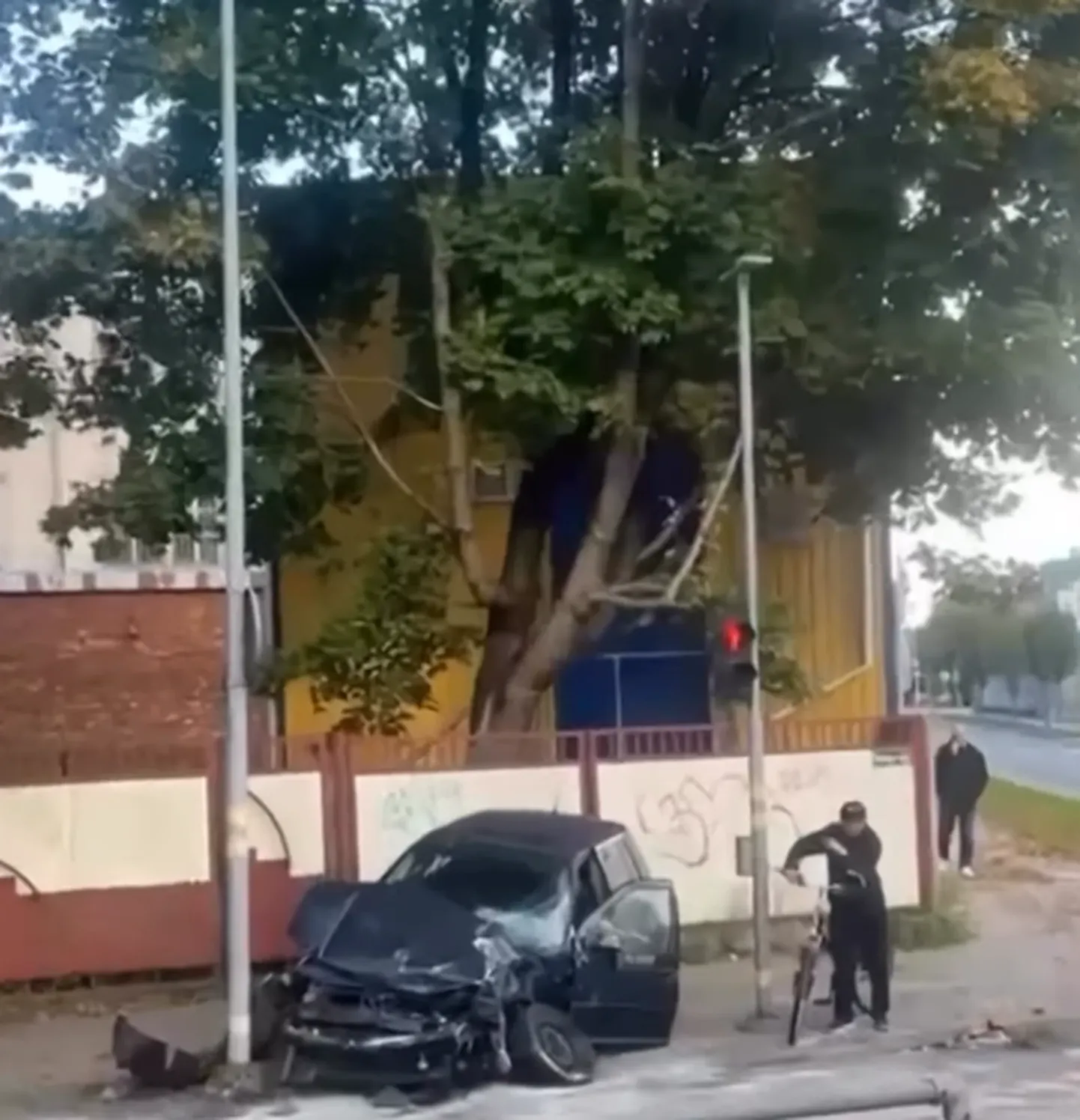 Liepājā sadursmē ar VUGD auto cietis cilvēks
