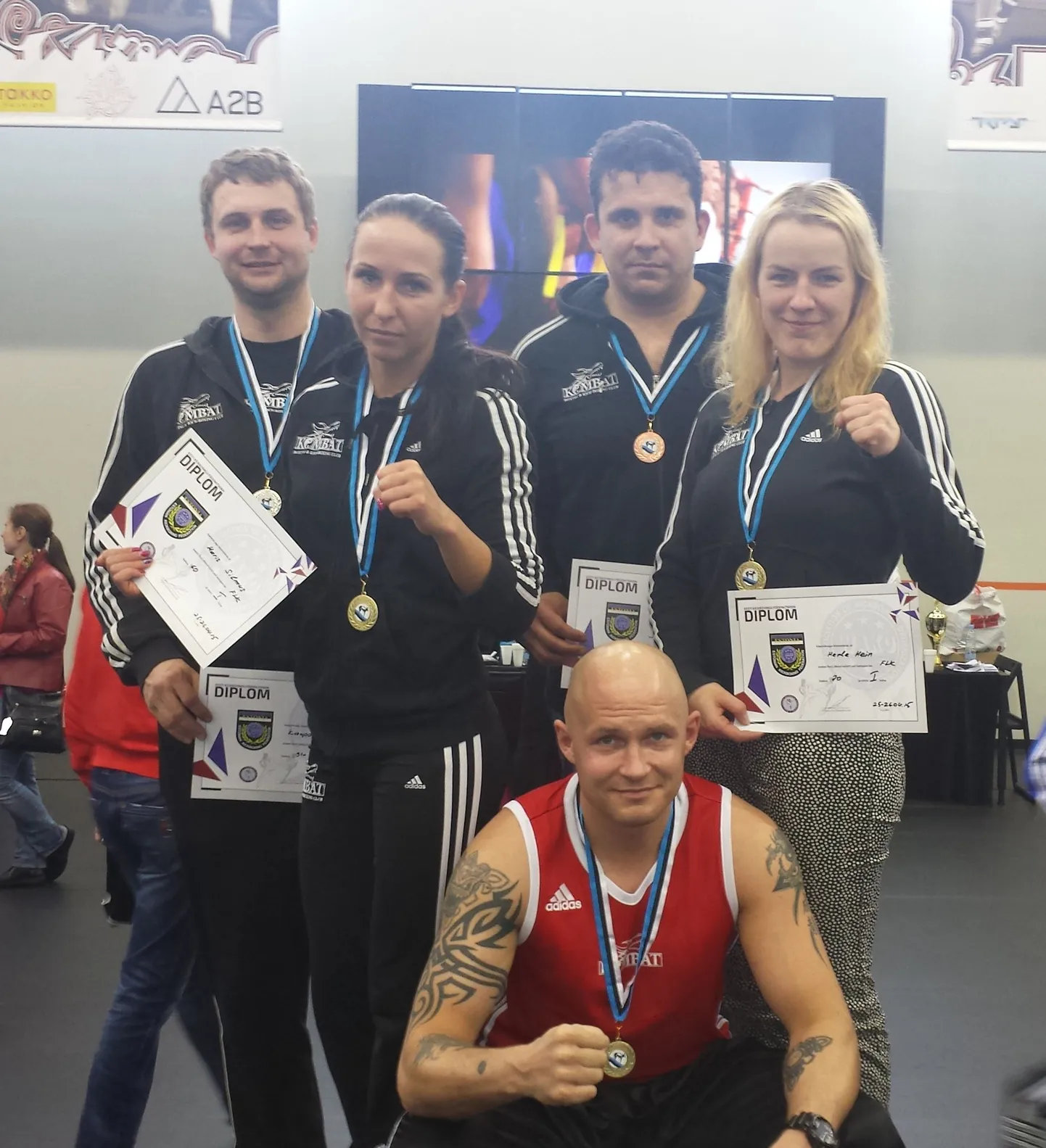 Spordiklubi Kombat võistkond Eesti meistrivõistlustel.