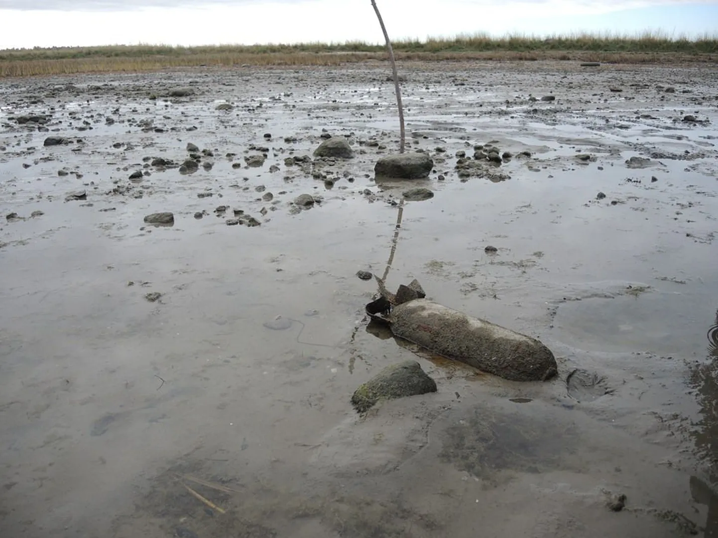 Madala veetaseme tõttu leiti Põdralaiult rannikuveest kaks lennukipommi ja üks mürsk.