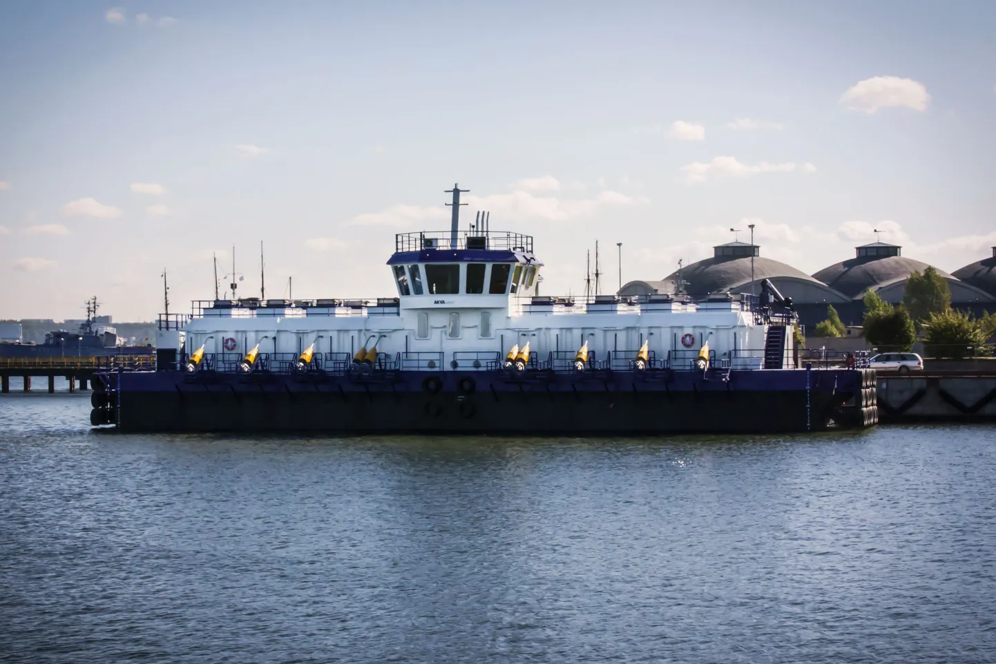 Norra AKVA tellimusel Marketex Marine tehases valminud kalakasvatuspargas.
