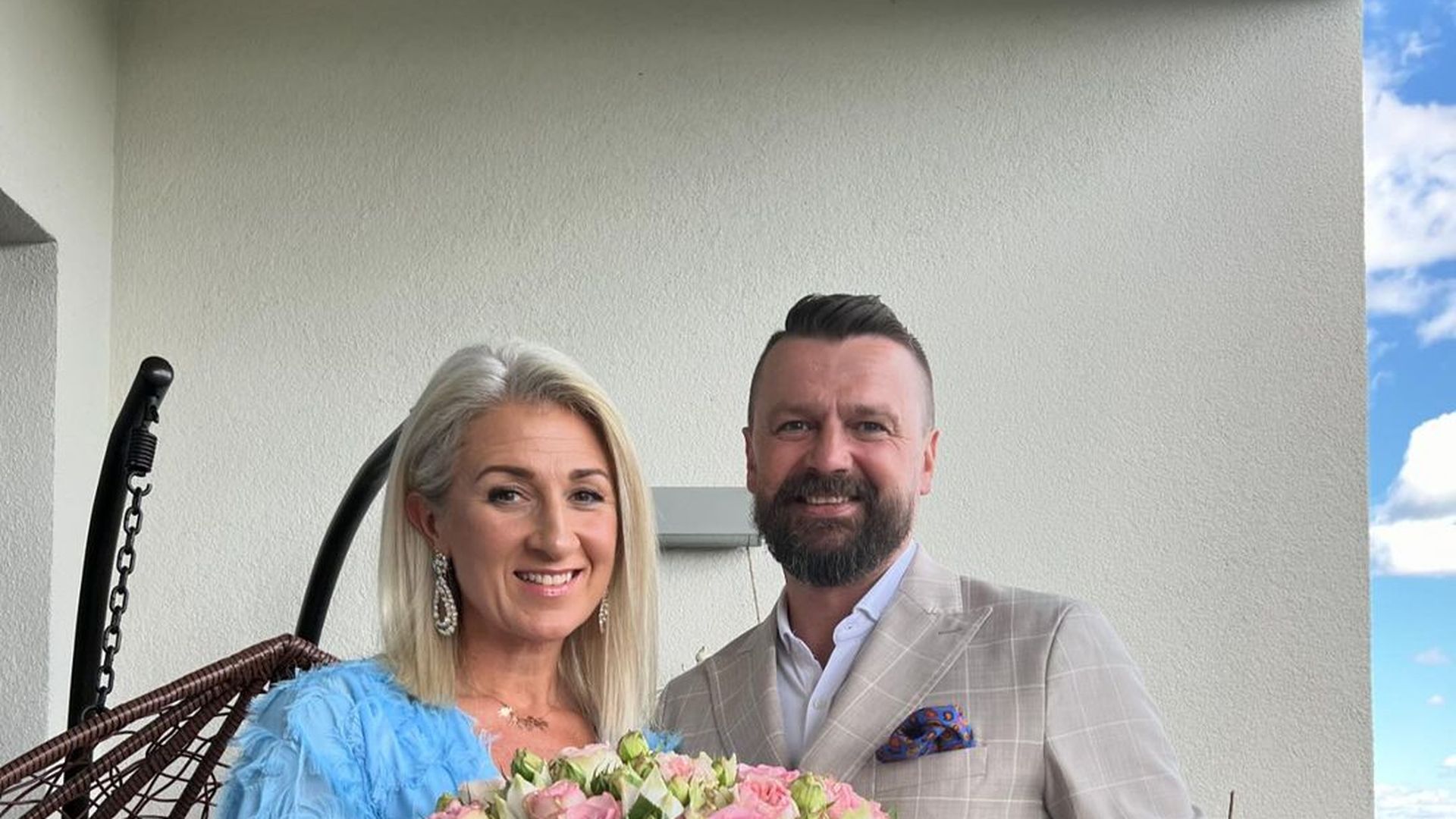 Armands un Iveta Simsoni atzīmējuši porcelāna kāzas