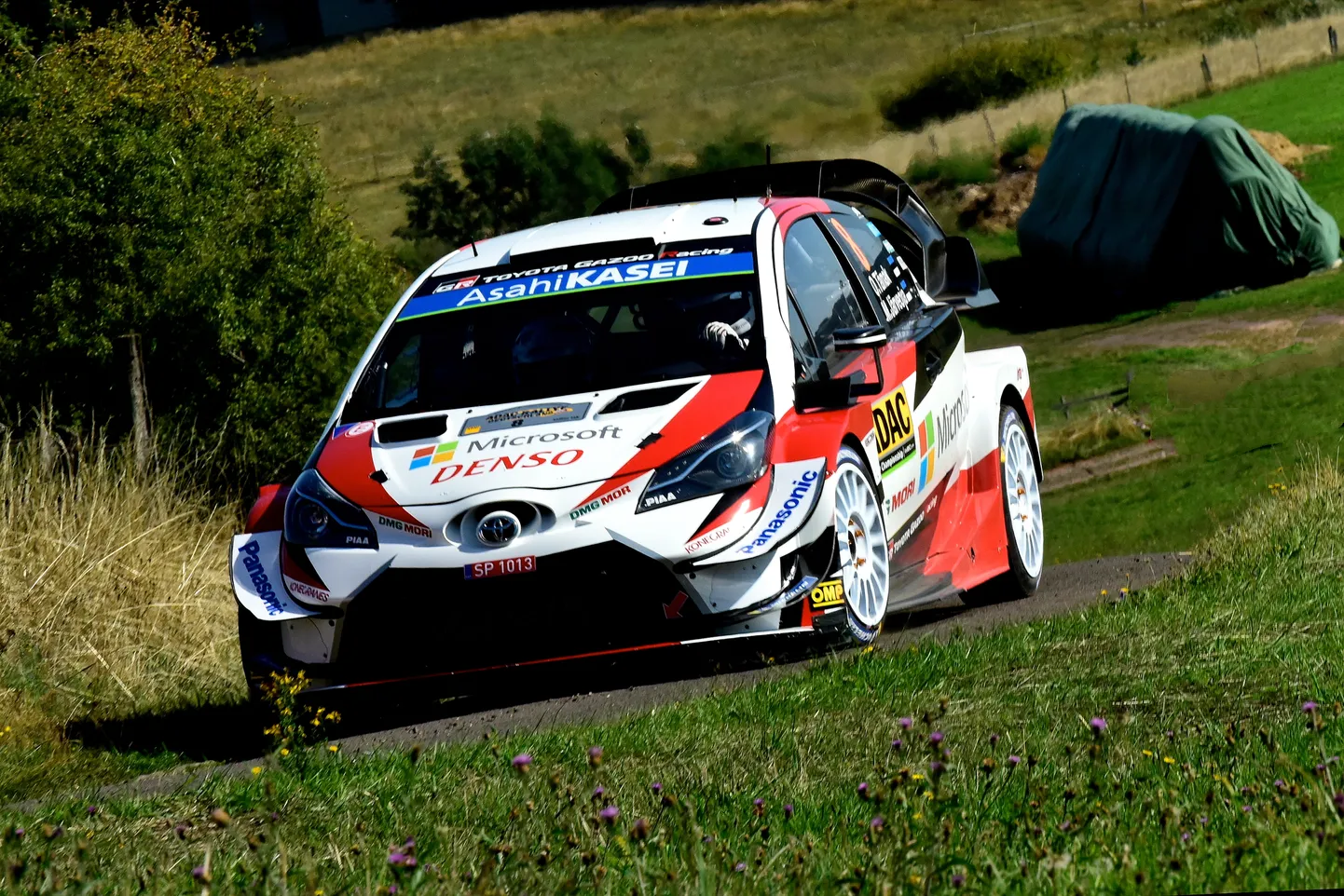 Ott Tänak ja Martin Järveoja Toyota roolis.