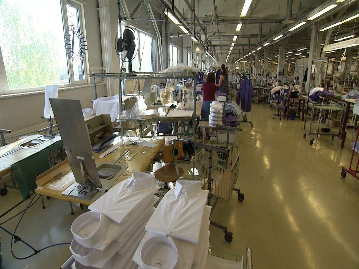Швейная фабрика "Сангар" свернула производство в Эстонии.