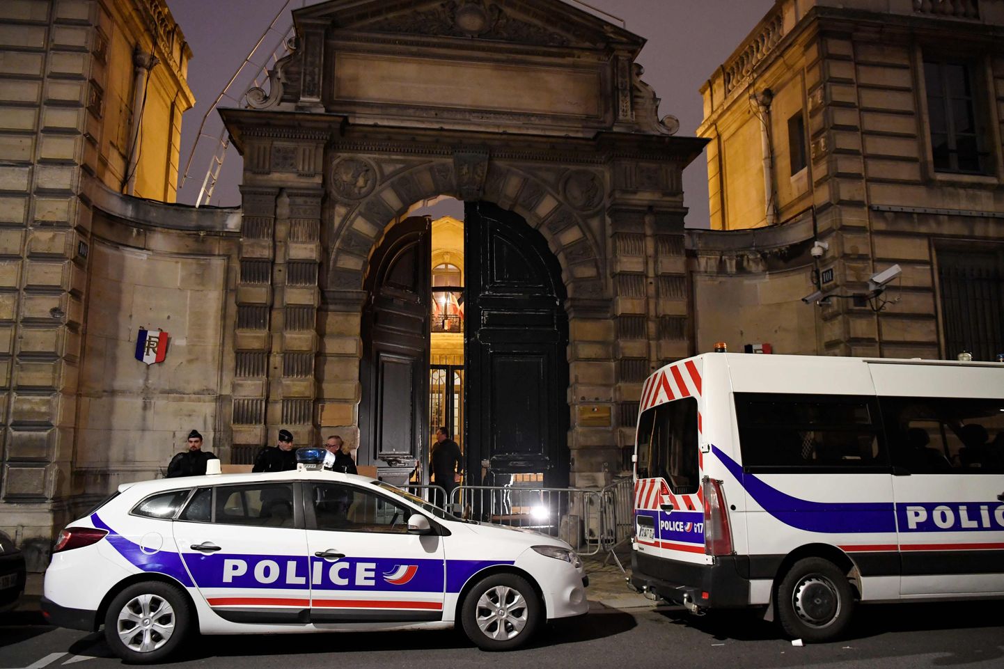 Francijas policijas auto; ilustratīvs foto.